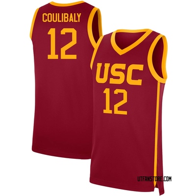 Men's Boubacar Coulibaly USC Trojans Replica Cardinal Performance Basketball Jersey