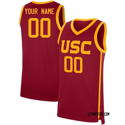 Men's Custom USC Trojans Replica Cardinal Performance Basketball Jersey