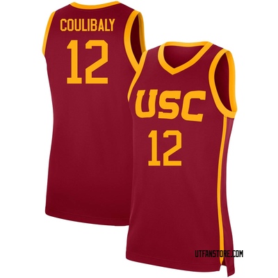 Women's Boubacar Coulibaly USC Trojans Replica Cardinal Performance Basketball Jersey