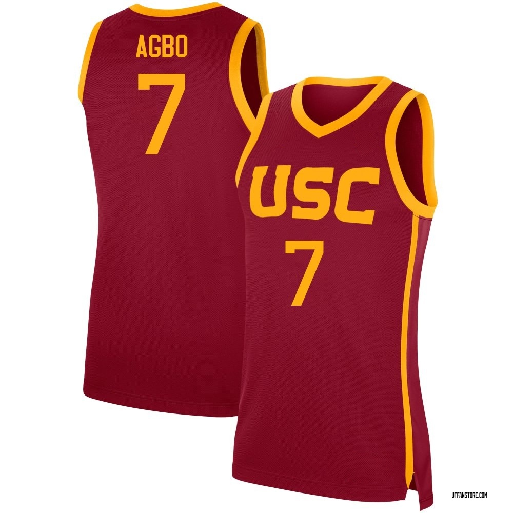 Women's Chibuzo Agbo USC Trojans Replica Cardinal Performance Basketball Jersey