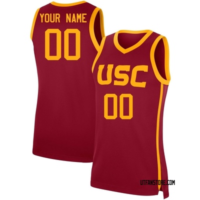 Women's Custom USC Trojans Replica Cardinal Performance Basketball Jersey