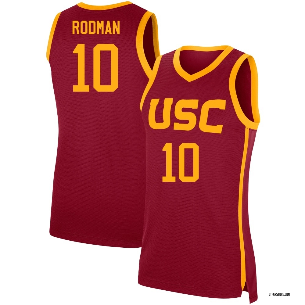 Women's DJ Rodman USC Trojans Replica Cardinal Performance Basketball Jersey