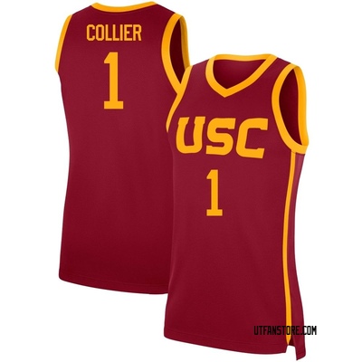 Women's Isaiah Collier USC Trojans Replica Cardinal Performance Basketball Jersey