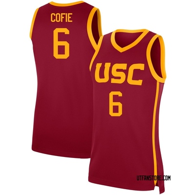 Women's Jacob Cofie USC Trojans Replica Cardinal Performance Basketball Jersey