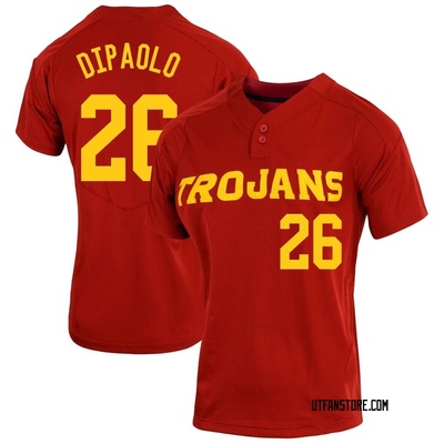 Women's Luca DiPaolo USC Trojans Replica Cardinal Vapor Two-Button Baseball Jersey