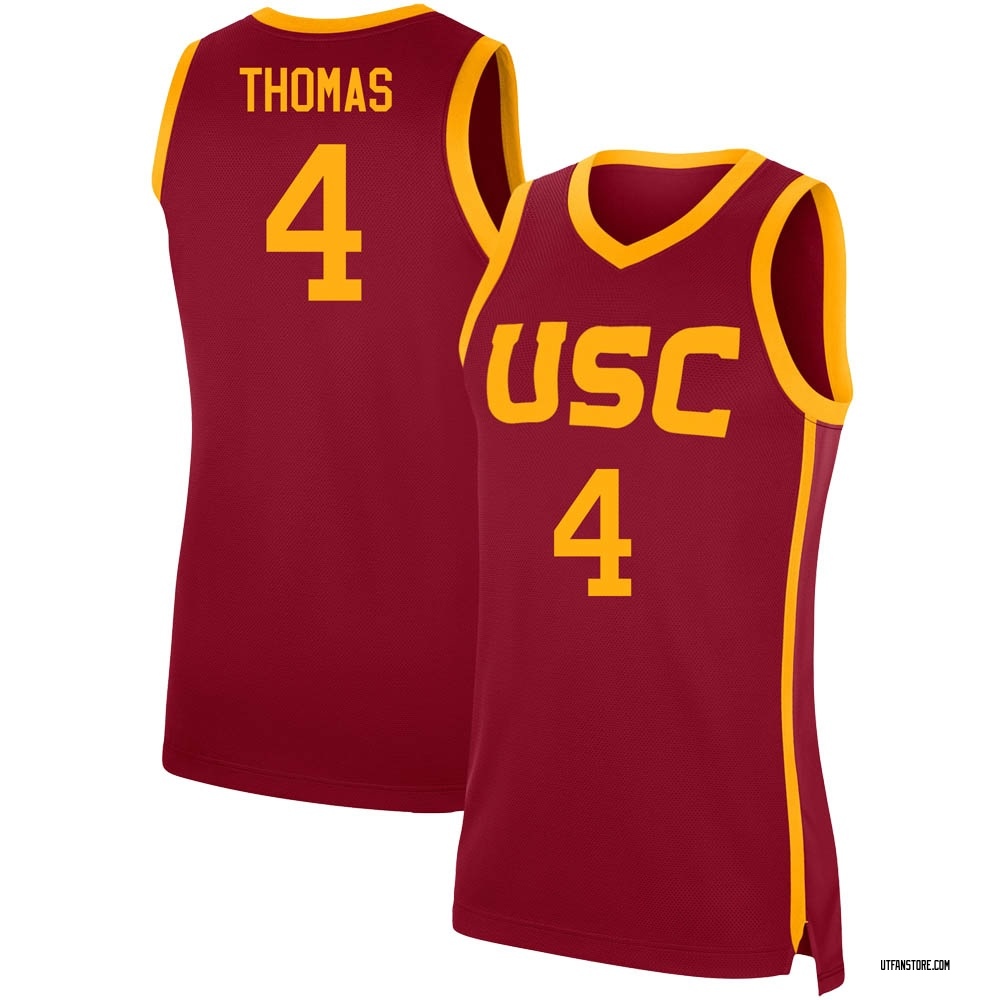 Women's Malik Thomas USC Trojans Replica Cardinal Performance Basketball Jersey