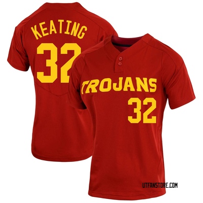 Women's Matt Keating USC Trojans Replica Cardinal Vapor Two-Button Baseball Jersey