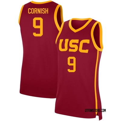 Women's Ryan Cornish USC Trojans Replica Cardinal Performance Basketball Jersey
