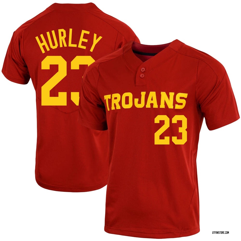 Youth Charlie Hurley USC Trojans Replica Cardinal Vapor Two-Button Baseball Jersey