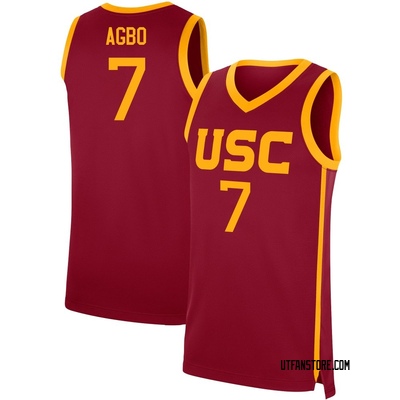 Youth Chibuzo Agbo USC Trojans Replica Cardinal Performance Basketball Jersey