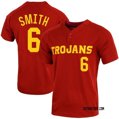 Youth D'Andre Smith USC Trojans Replica Cardinal Vapor Two-Button Baseball Jersey