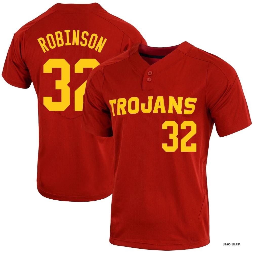 Youth Duce Robinson USC Trojans Replica Cardinal Vapor Two-Button Baseball Jersey