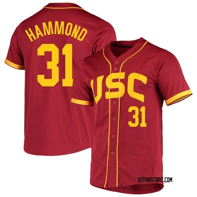 Youth Eric Hammond USC Trojans Replica Cardinal Vapor Untouchable Full-Button Baseball Jersey