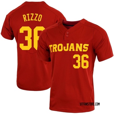 Youth Garren Rizzo USC Trojans Replica Cardinal Vapor Two-Button Baseball Jersey