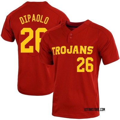 Youth Luca DiPaolo USC Trojans Replica Cardinal Vapor Two-Button Baseball Jersey