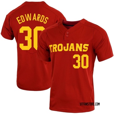 Youth Mason Edwards USC Trojans Replica Cardinal Vapor Two-Button Baseball Jersey